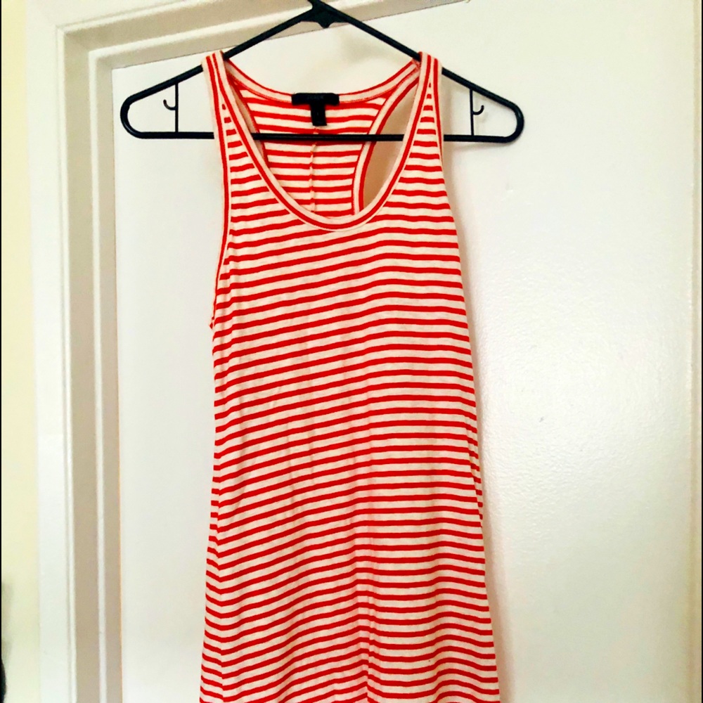 Jcrew racer back maxi dress size small